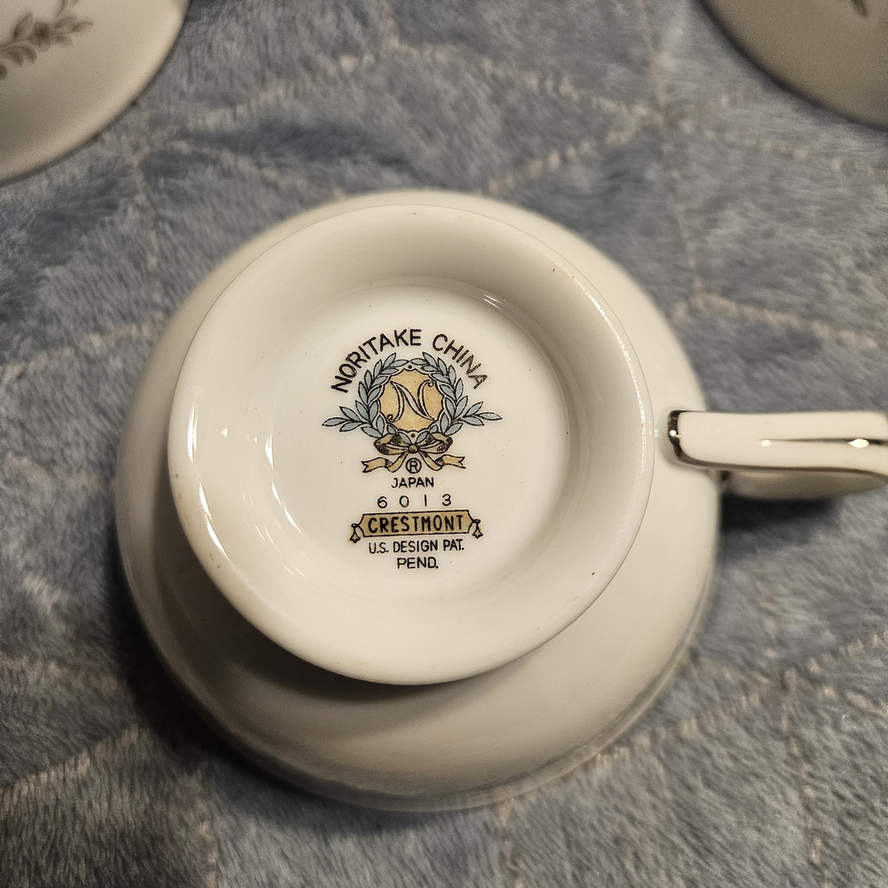Noritake Crestmont White Teacup Fine China